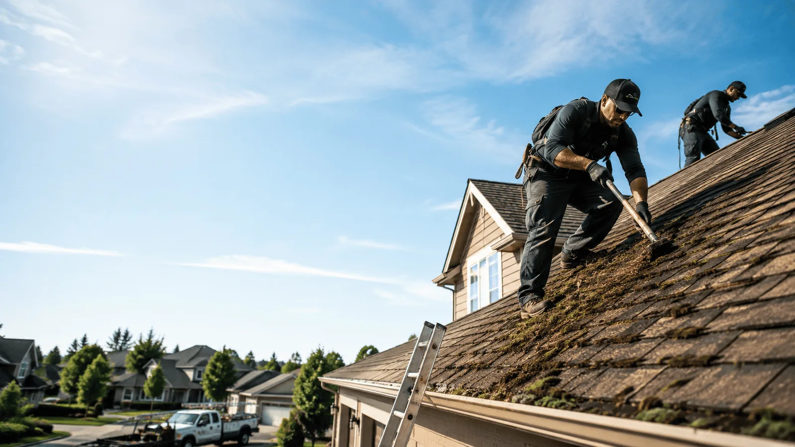 Roof Moss Removal in Menomonee Falls, WI near me